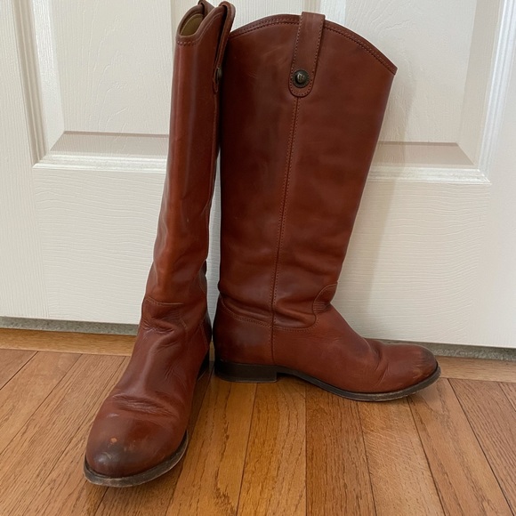 Frye Brown Leather Boots - Picture 2 of 10